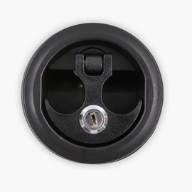 T-H Marine Anchor Handle Lock Black with Black Handle (AL-1-DP) / Locking