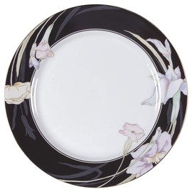 Charisma Black by Mikasa, China Salad Plate