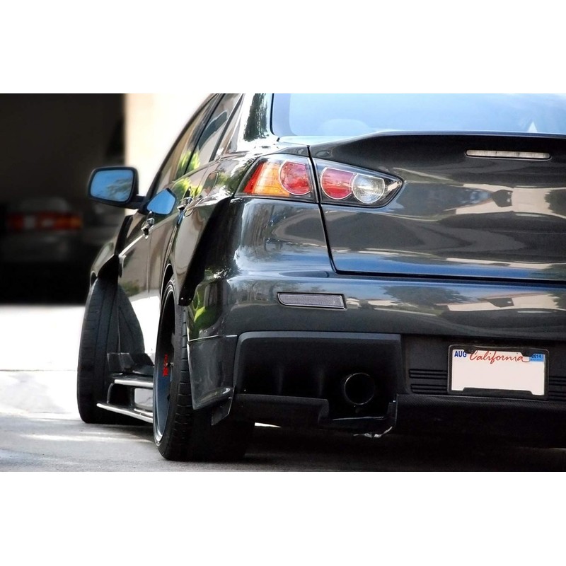 iJDMTOY Clear Lens Rear Bumper Reflector Lenses Compatible With 2008-2016
