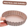 ULTECHNOVO 2sets 2pcs Non Stick Quiche Pan Tart Pan with