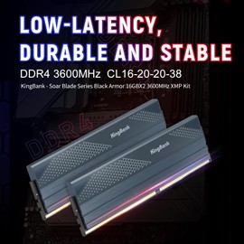 Computer Desktop Memory Ram CL16 DDR4 32GB(2x16GB) 3600MHZ 1.4V XMP2.0 Overclocking with 2mm Thick Heatsink for PC Gaming/Office/PS,Hynix