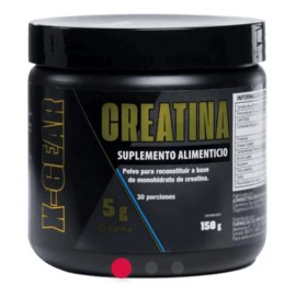 Creatina Marca Xgear, 5g Por Dosis, Envase De 150g, 1 Pieza. Natural                                                                                  