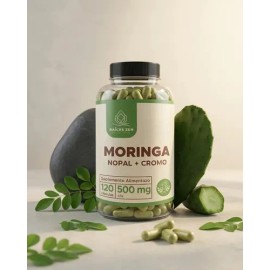 Moringa Nopal Picolinato De Cromo Raíces Zen 120 Capsulas Sin Sabor