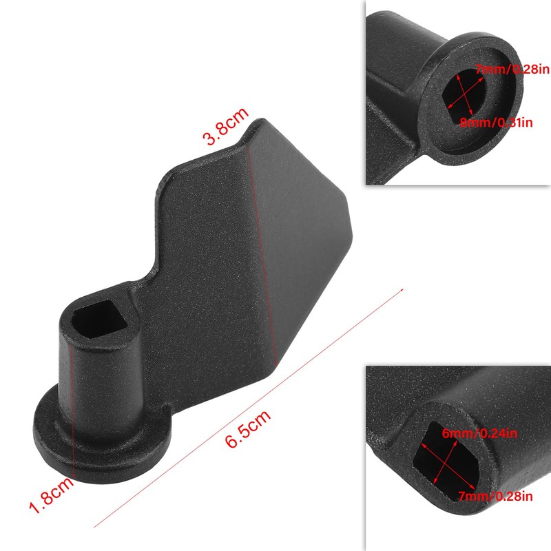 Moofey Breadmaker Paddle, Carbon Steel Bread Maker Accessories, Non stick