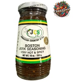 JCS Boston Jerk Seasoning Hot | Bold & Spicy Flavor | Product of Jamaica | 10oz - 2 Pack