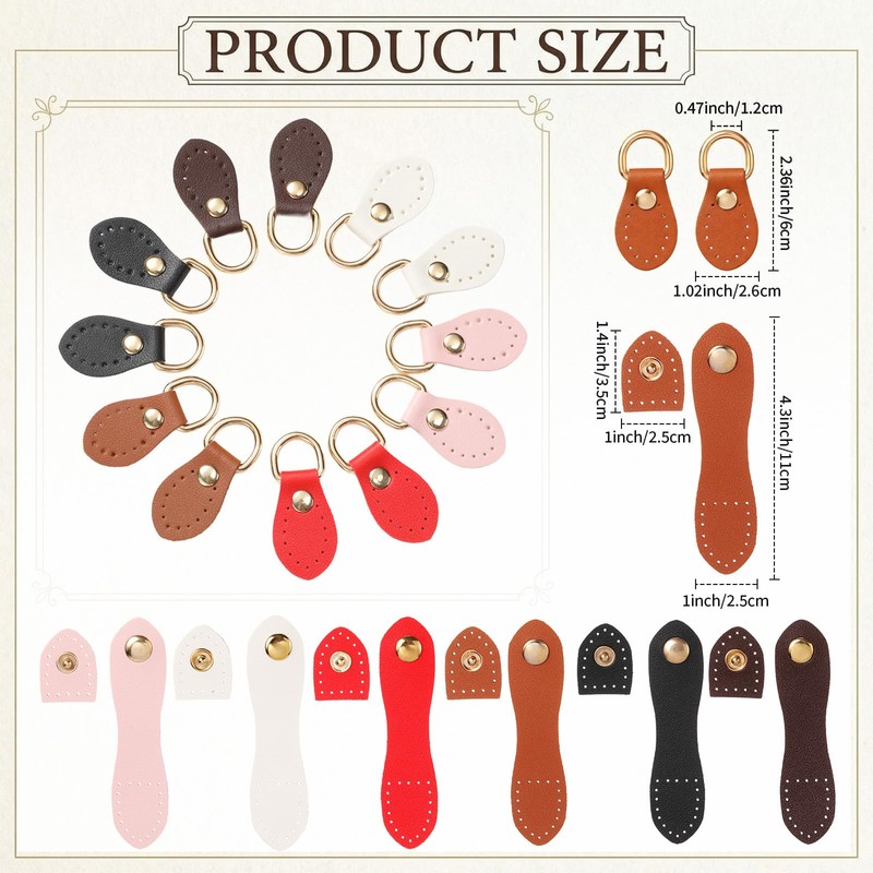 Sunnymove 24 Pcs Bag Bases for Crochet Purse Kit Include