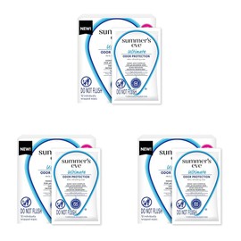 Summer's Eve, Ultimate Odor Control, Daily Feminine Wipes with Boric Acid, Removes Odor, On-the-go Body Wipes with pH Balance, 12 ct (Pack of 3)