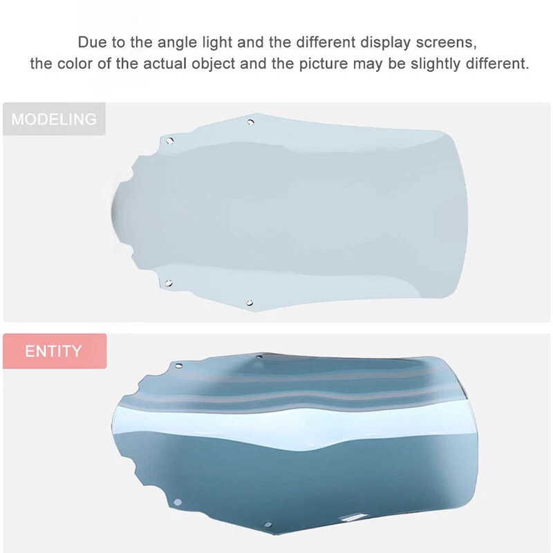 xitomer Fit For KAWASAKI KLR650 2008-2018 Grey Tall Windshield Windscreen