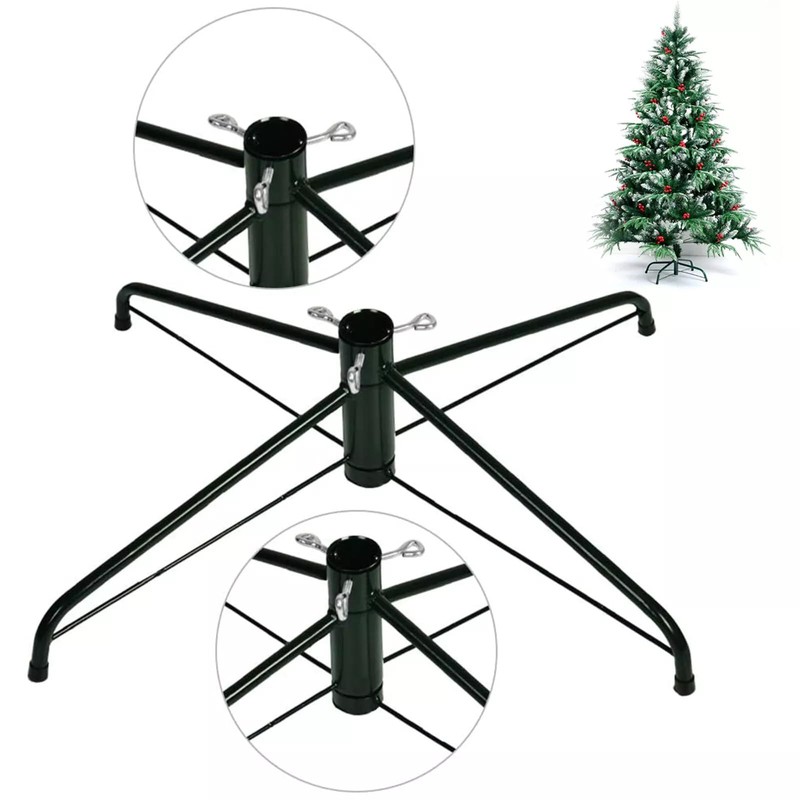 Zhiyu Folding Christmas Tree Stand for 4-8 Ft Artificial Trees,