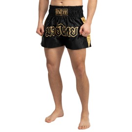 Benlee Men Boxing Shorts Thai Goldy, Size:XL, Color:black/gold