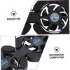 TEHAUX Portable Foldable Laptop Cooler with USB Powered Dual Fans