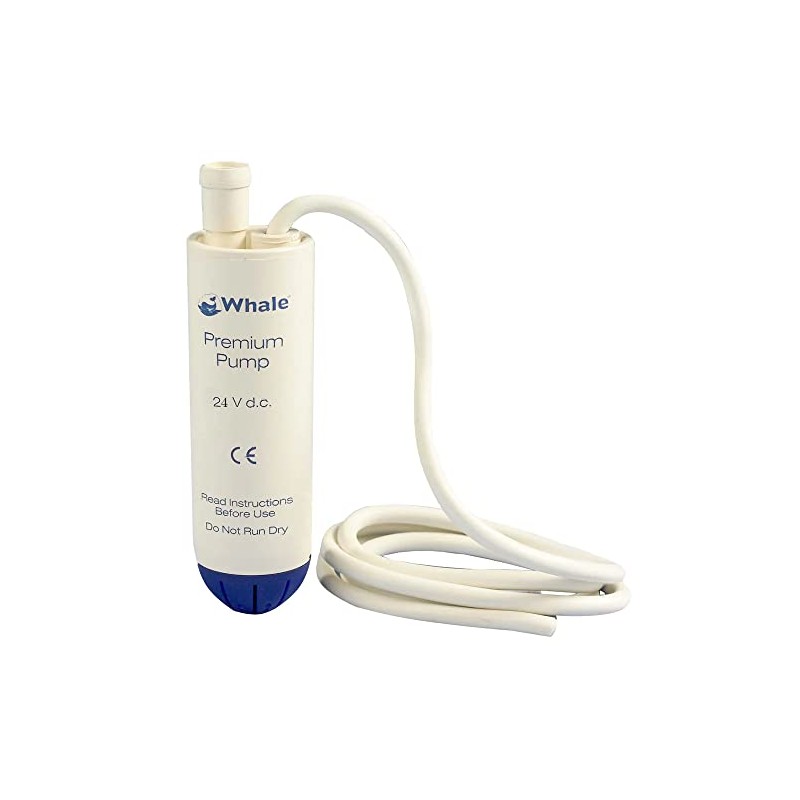 Whale Premium 24V Submersible Electric Pump - White, 13 Litres