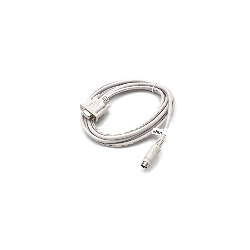 vhbw Programming Cable RS232 Cable Compatible with Mitsubishi Melsec Q
