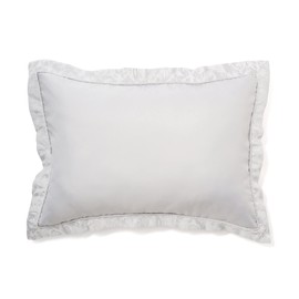 Francfranc Franc Rubless Pillow Cover, 27.6 x 19.7 inches (70 x 50 cm), Light Gray