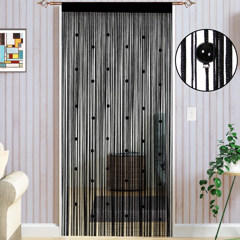 Taiyuhomes Bead String Curtains Door Fly Screen Curtain Beaded Curtain