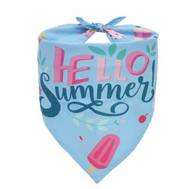 WoffBow Large Summer Dog Bandanas: Reversible Cool Breathable Pet Scarf for Large Dogs, Soft Durable Dog Accessories(1-Pack)