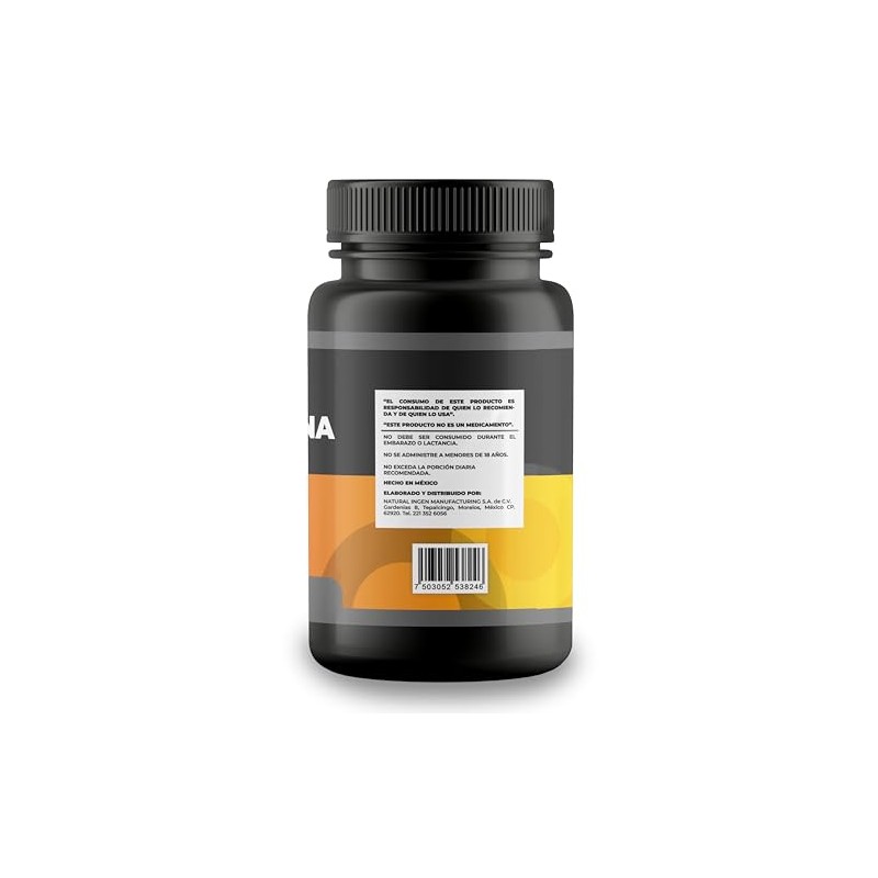 L-Citrulina 500 mg, 60 Cápsulas, Suplemento para Rendimiento Deportivo