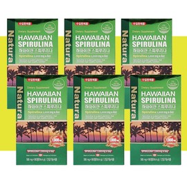 More H Spirulina Spirulina Spirulina Antioxidant Antioxidant Skin elasticity nutrition Earth Spirulina Spiruluna Hawaiian Spirulina 6 boxes / 스피리루나 하와이안 스피루리나 6 box