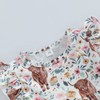Toddler Baby Girl Western Dress Cow Print Ruffle Sleeve Dress