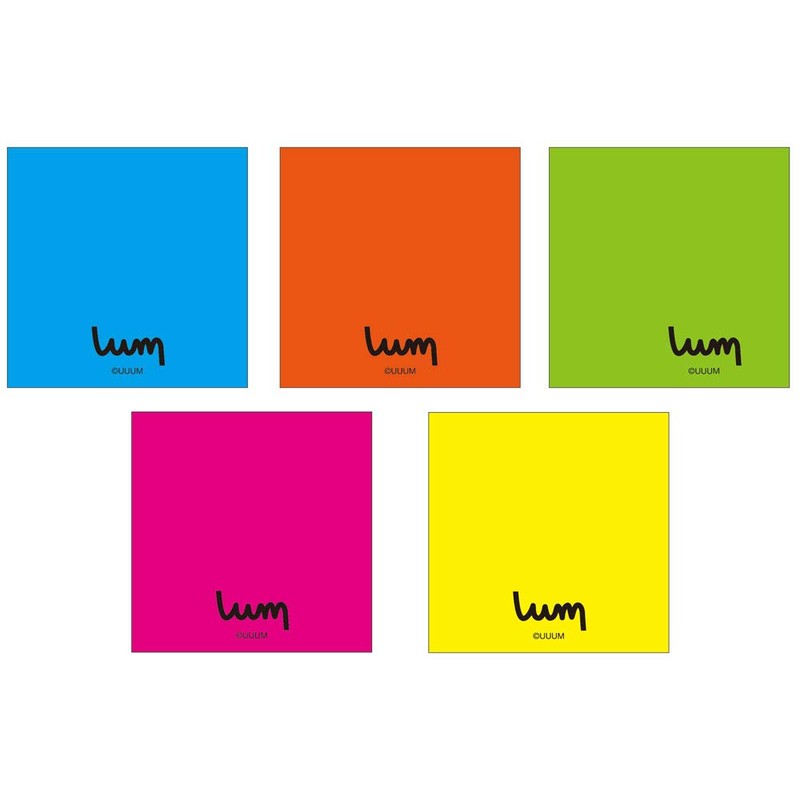 Sunstar Stationery UUUM S2824248 Sticky Blocks, 5 Colors