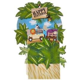 Creative Converting Safari Adventure Centerpiece, Multicolor