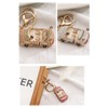Sparkling Convertible Vehicle Rhinestone Keychain, Car Keyring Pendant, White, 5,5