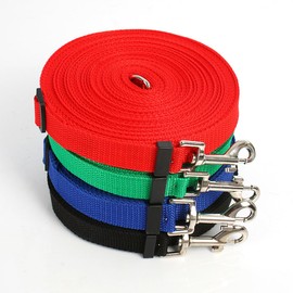 Dog Training Leash Ultra Long line, suitable for large, medium and small dogs - suitable for pet recall training Obedience, running, camping, backyard Strong leash with metal components (blue)