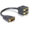 DELOCK Adapter DVI25 Stecker zu 2x DVI25 Buchse