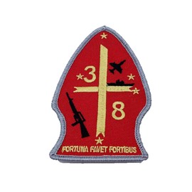 Squadron Nostalgia LLC 3rd Bn 8th Marines Patch – Plastic Backing/Sew On, 4"
