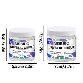 CAMUTKRY Mosaic Crystal Grout – Ultimate Grouting Solution & DIY Craft Essential for Mosaic Tile Projects, Handmade Art, & Home Decor (8.8oz)