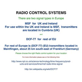 Youshiko Jumbo Large Radio Controlled Wall Clock (UK & Ireland Version/Premium Quality/Clear Display), Large 3.27 inches Time digits, Temperature/Humidity display (Silver)