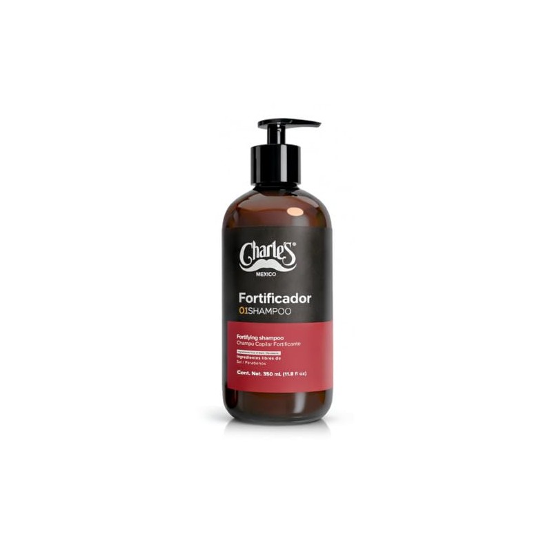 Charle's Shampoo Anticaída Fortificador - Sin Sales y Parabenos -