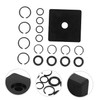 MAGICLULU 17pcs Impact Wrench Retainer Rings with O Ring for