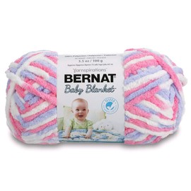 Bernat Baby Blanket Yarn (03305) Pink Blue