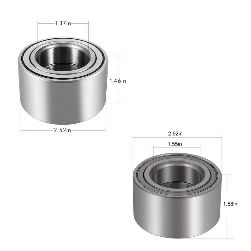 Front and Rear Wheel Bearings for Polaris Ranger 700 500