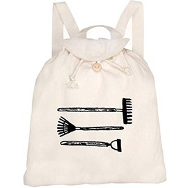 Azeeda 'Gardening Tools' Canvas Rucksack/Backpack (RK00011401)