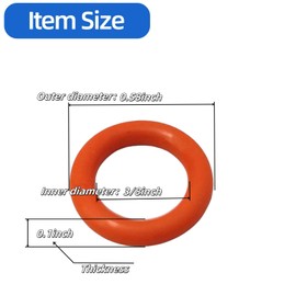 Pressure Washer O Rings 1/4" Quick Coupler O-Rings New Orange Seal Kits 100-Packs