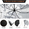 Kjovgcb Automatic Umbrella, Extra Large 3-Fold 8 Ribs Travel UV