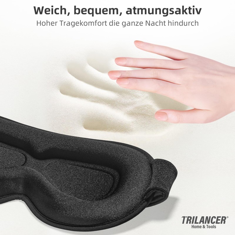 Eye Mask, Sleeping Mask, Side Sleeper, 3D Sleeping Mask, Eye