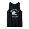 Irwin County Football Throwback Football Helmet Retro Tank Top