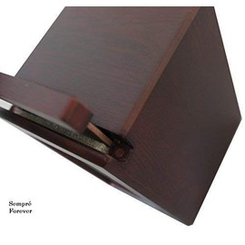 Pet Urn Peaceful Pet Memorial Keepsake Urn,Photo Box Pet Cremation Urn,Dog Urn,Cat Urn,Small Animal Urn, Size,Medium, Color,Cherry, 40 cu.in