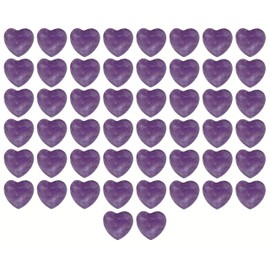 Wonder Care - Healing Crystal Pocket Heart, Natural Rose Quartz, Love Puff Heart, Carved Shape, Palm Tree Worry Stone, Reiki Chakra Balancing | Gift for Christmas, New Year, Valentine's Day