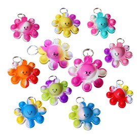 100 packs octopus Funny Small Summer Gift Unique Mini Item Assorted fidgets Toys for Kids Children Students Gift from Classroom Teacher,Birthday Party Bubble Favors Supplies