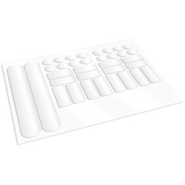 Finest Folia 34-Piece Bicycle Frame Protective Film Sticker Protection MTB BMX Chain Paint Protection Film (Transparent Matte)