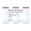 Britten & James Large Empty Plastic Jars 4500ml with lids