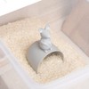 Tomaibaby 2pcs Plastic Measuring Scoops Mouse Shaped Kitchen Rice Scoops