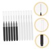 60pcs Mini Eyebrow Brushes with Caps Portable Applicators for Eyebrow