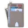 Badiya Slim Minimalist Front Pocket Wallet RFID Blocking Credit Card