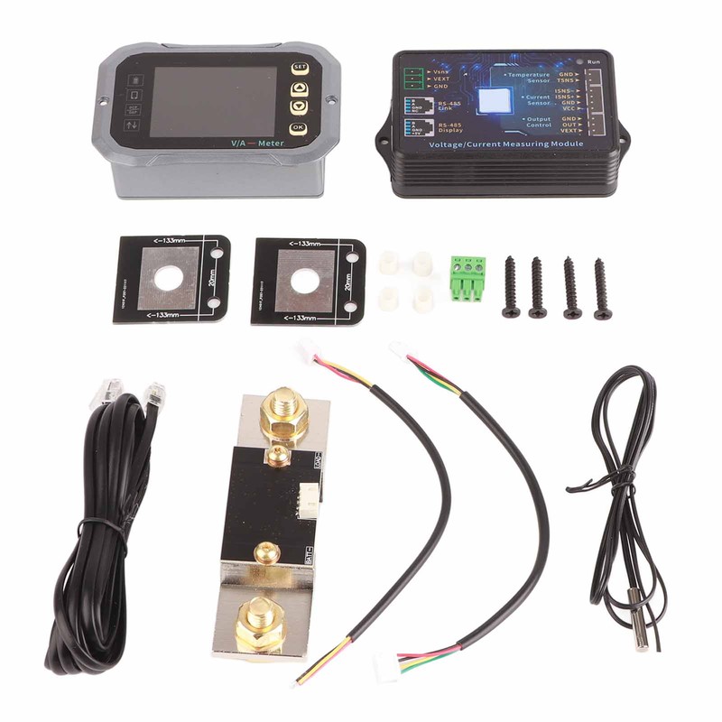 Battery Tester Voltmeter Ammeter Battery Coulometer Capacity Indicator
