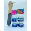 Sense Spa Kit Para Pedicure, Mascarilla Crema Jelly Sales Exfoliante